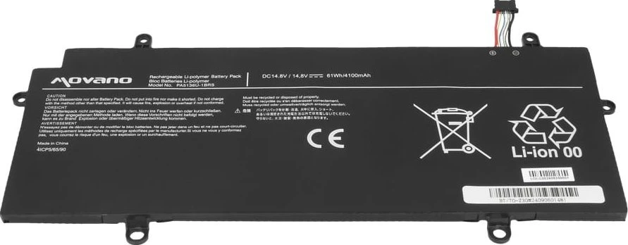Movano „Toshiba Portege Z30 Z30-A Z30-B Z30-C“ pa5136u-1brs baterija - 4100 mAh (61 Wh)