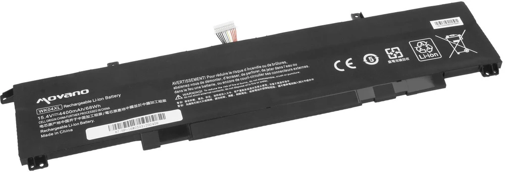 Movano „HP Victus 16-d 16-e 16-r 16-s 15-fa 15-fb omen 16-b 16-c“ nešiojamojo kompiuterio baterija wk04xl – 4400 mAh (68 WH)