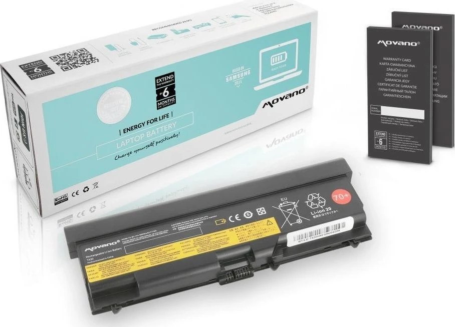 Movano „Lenovo ThinkPad L530 T430 T530“ baterija - 6600 mAh (71 Wh)