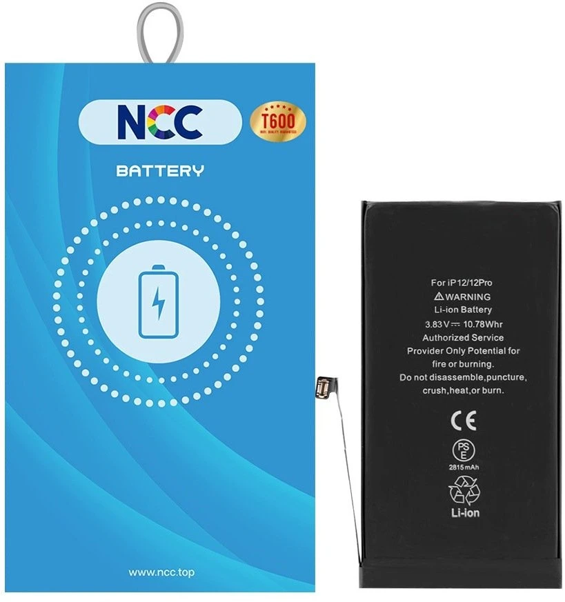 Ncc baterija, skirta iPhone 12/12 Pro, 2815mAh, diagnozuojama, naudota