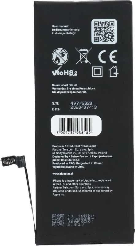 BlueStar iPhone 6 PLUS baterija 2915 mAh Blue Star HQ