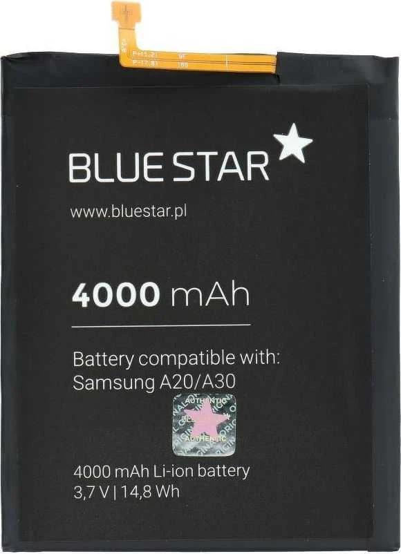 BlueStar „Blue Star Mėlynas STAR PREMIUM“ baterija, skirta SAMSUNG A20 / A30 / A30S / A50, 4000 mAh
