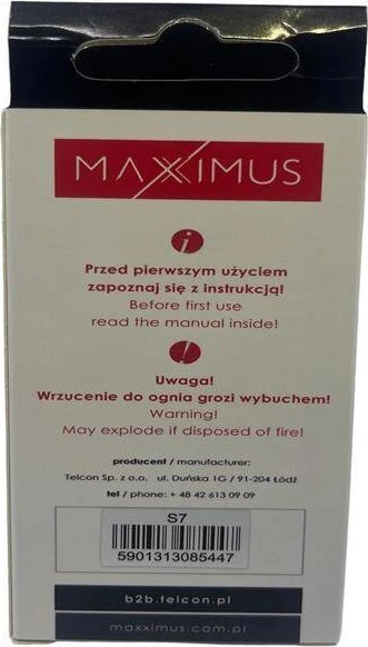 AKUMULIATORIUS MAXXIMUS SAMSUNG S7 3000-3050mAh EB-BG930ABE
