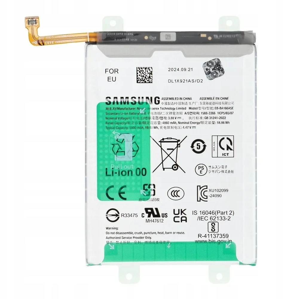 „Samsung A26 5G A266B GH82-37053A“ EB-BA166ASE baterijos aptarnavimo paketas