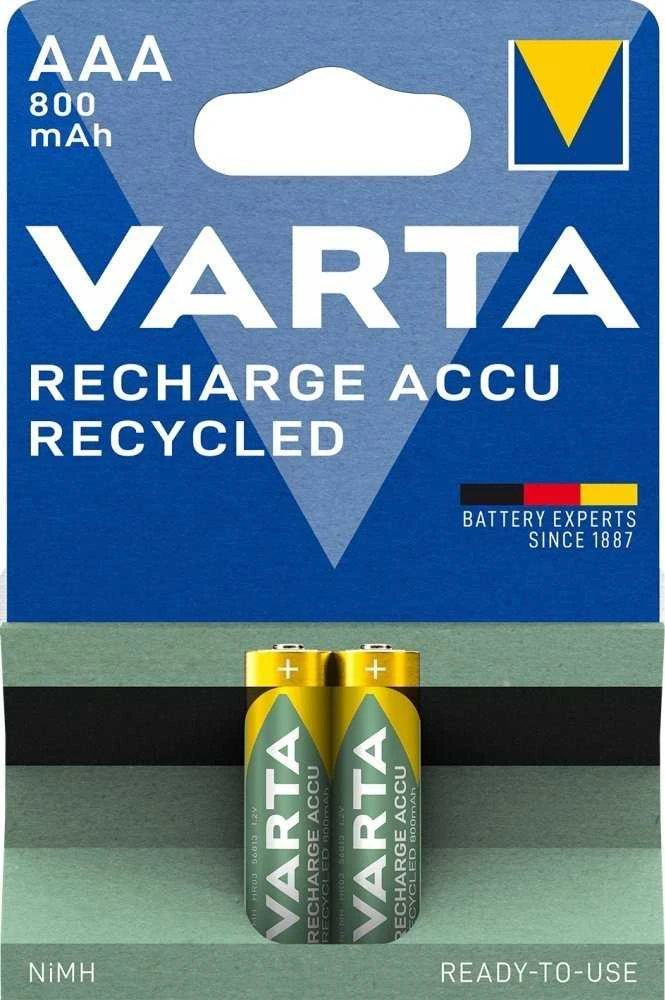 Varta Akku RECHARGE AAA HR03 800mAh 2St.