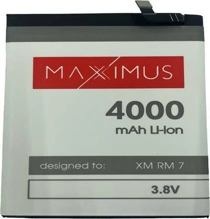 Akumuliatorius, skirtas XIAOMI REDMI 7 4000mAh Maxximus BN46