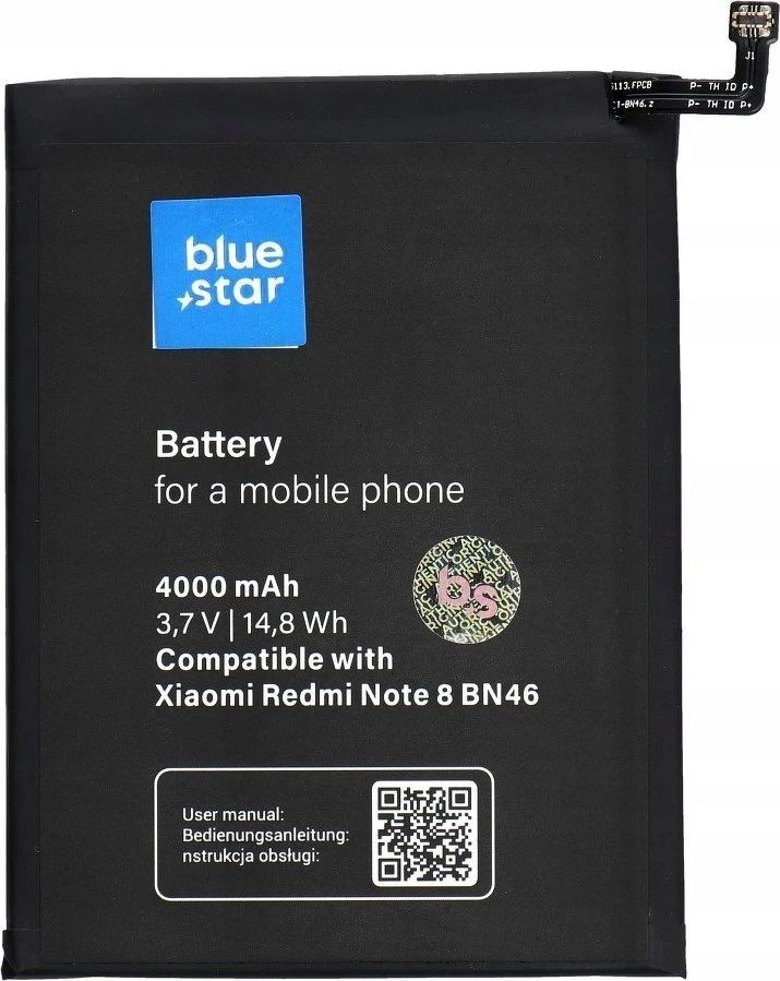 BlueStar Blue Star Mėlynas STAR baterija, skirta XIAOMI REDMI NOTE 8 / NOTE 8T / REDMI 7 (BN46) 4000 mAh