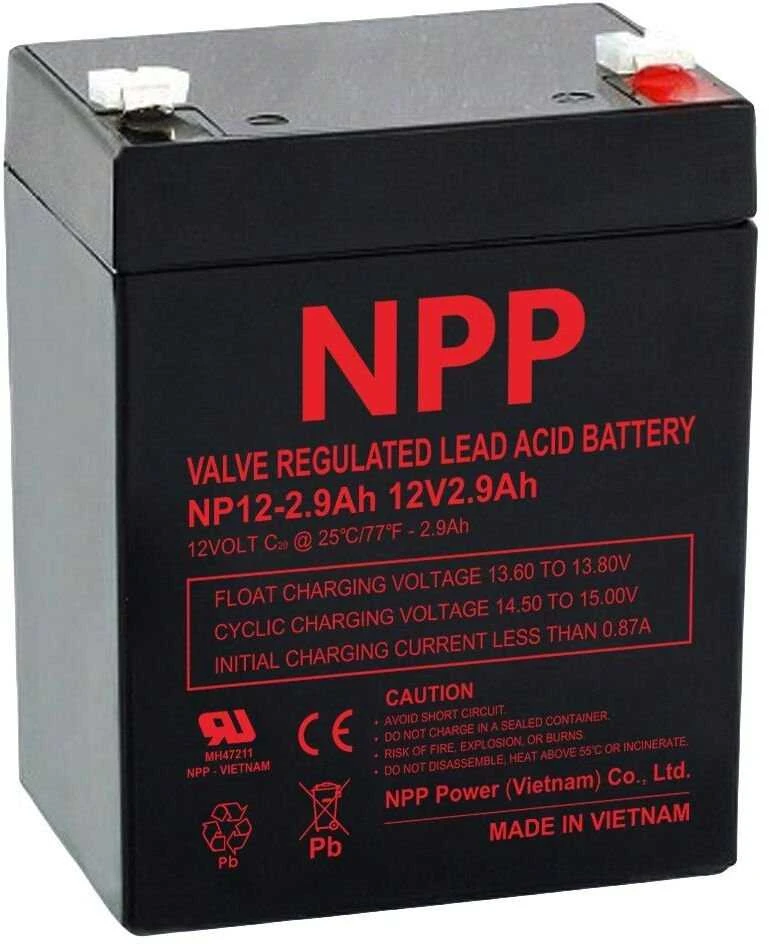 Baterija 12V 2.9Ah T1(F1) Pb AGM NPP