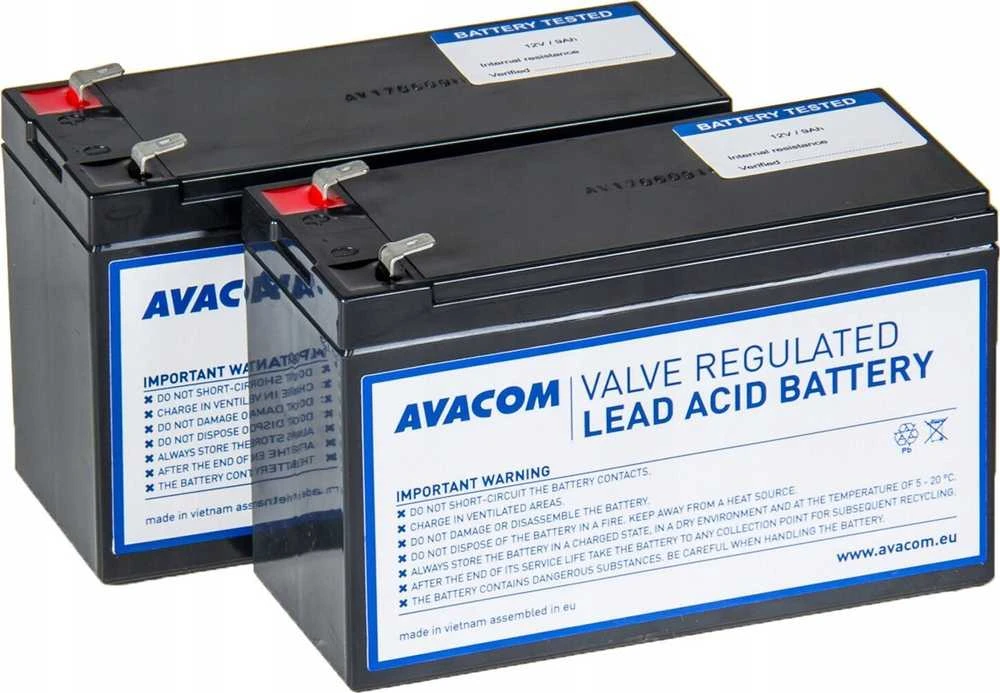 AVACOM AVA-RBP02-12090-KIT - baterija, skirta CyberPower, EATON, Effekta, FSP Fortron, Legrand