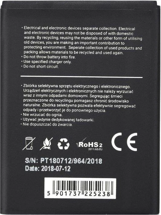 BlueStar Blue Star Mėlynas STAR PREMIUM baterija SAMSUNG Galaxy Mini 2 S6500 / Galaxy Young S6310 / Galaxy Ace Plus S7500 1550 mAh