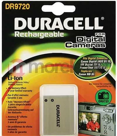 Duracell DR9720 kameros / vaizdo kameros su vaizdo magnetofonu baterija Ličio-jonų (Li-Ion) 1000 mAh