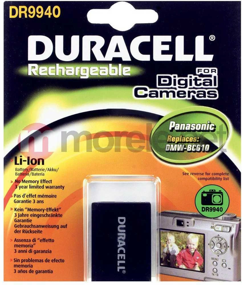 Duracell DR9940 kameros / vaizdo kameros su vaizdo magnetofonu baterija Ličio-jonų (Li-Ion) 890 mAh