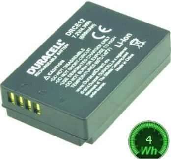 Duracell DRCE12 kameros / vaizdo kameros su vaizdo magnetofonu baterija Ličio-jonų (Li-Ion) 750 mAh