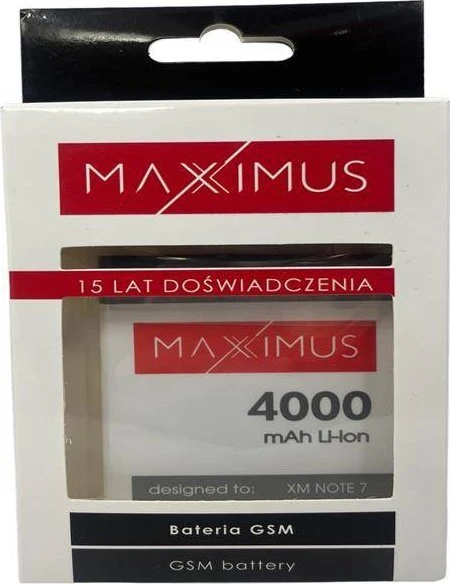 AKUMULIATORIUS MAXXIMUS XIAOMI REDMI NOTE 7 4000mAh BN4A