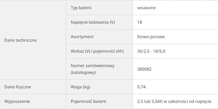 Akumuliatorius Hikoki BSL36A18X; 18/36 V; 5,0/2,5 Ah akum.