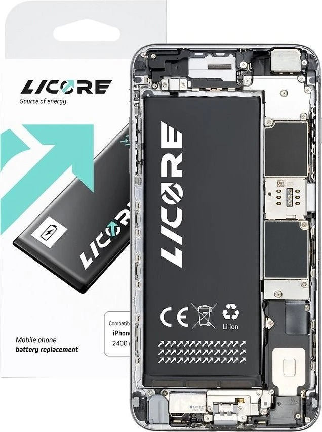 LICORE baterija, skirta IPHONE 6 Plus 2915 mAh