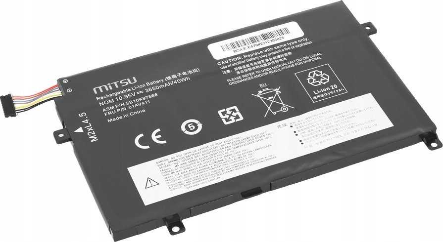 Baterija Mitsu Baterija 01AV411, skirta „Lenovo ThinkPad E470 E475“