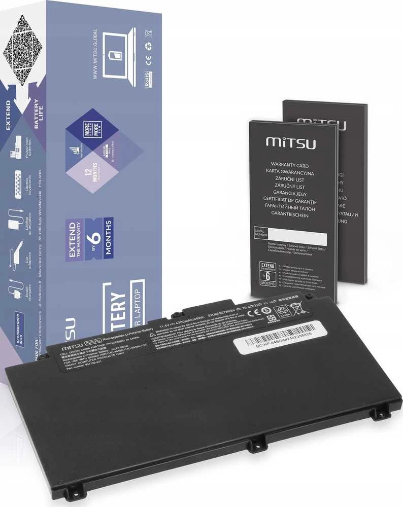 Baterija CD03XL arba HP ProBook 645 650 G4 650 G5 640 650 G7 4200 mAh (48 Wh) 11,4 V
