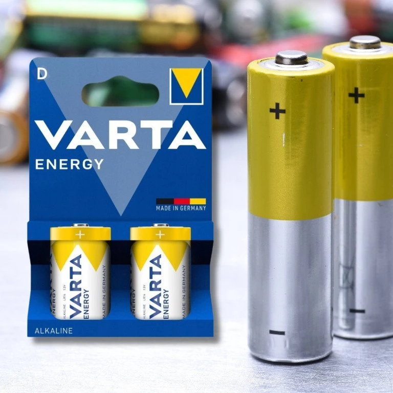 Dėklas VARTA šarminė baterija R20 (D tipo) 2 vnt.