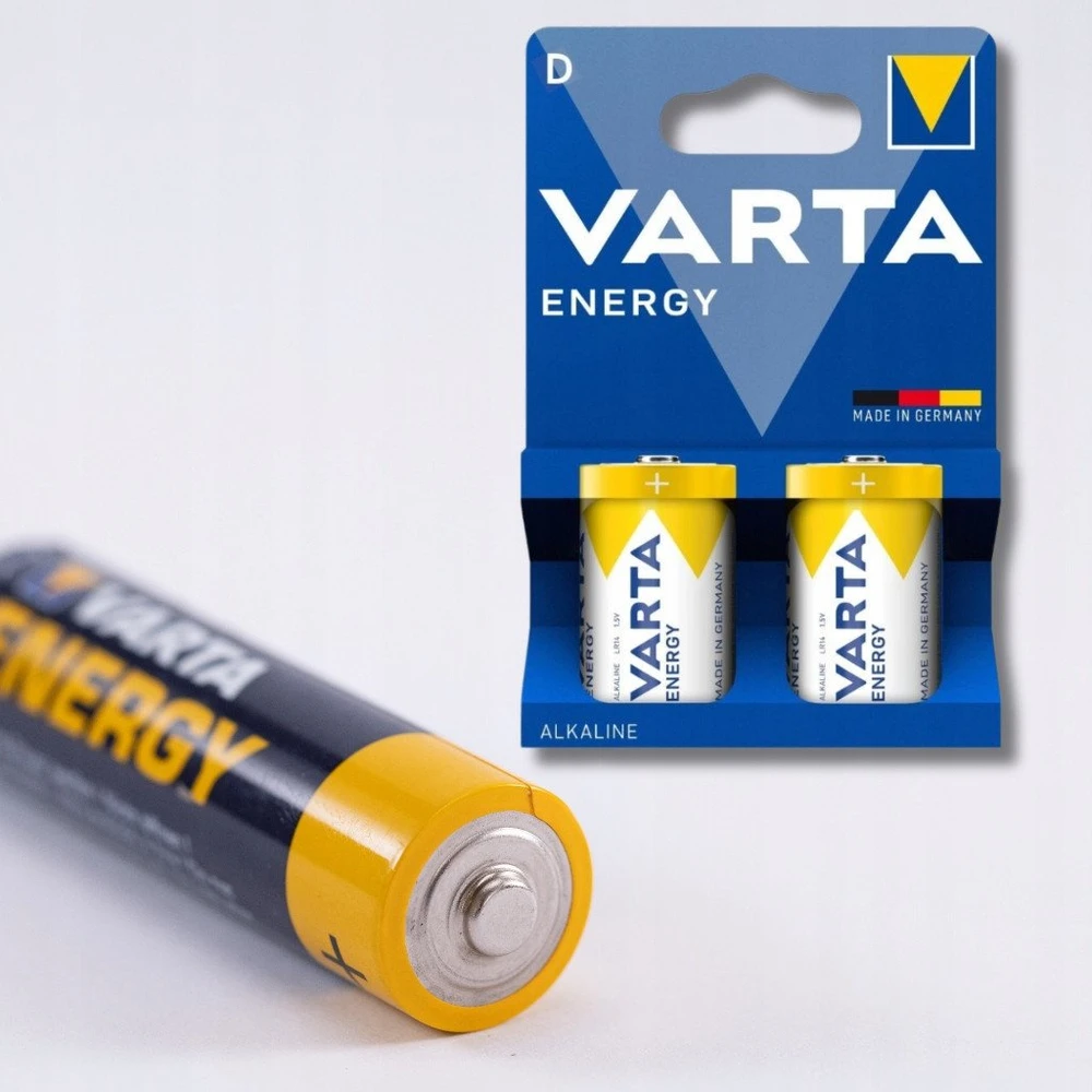 Dėklas VARTA šarminė baterija R20 (D tipo) 2 vnt.