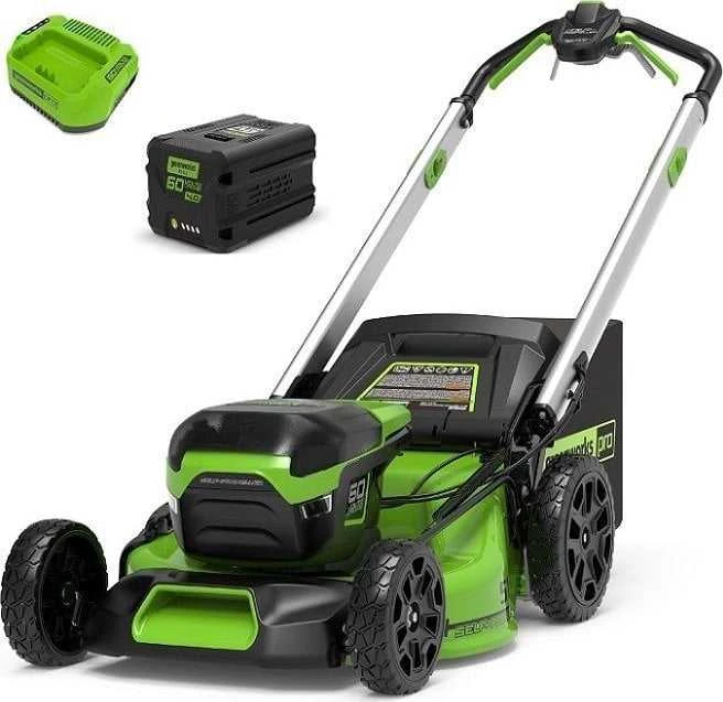 Akumuliatorinė savaeigė vejapjovė Greenworks GD60LM51SPK4; 60 V; 1x4,0 Ah akum.