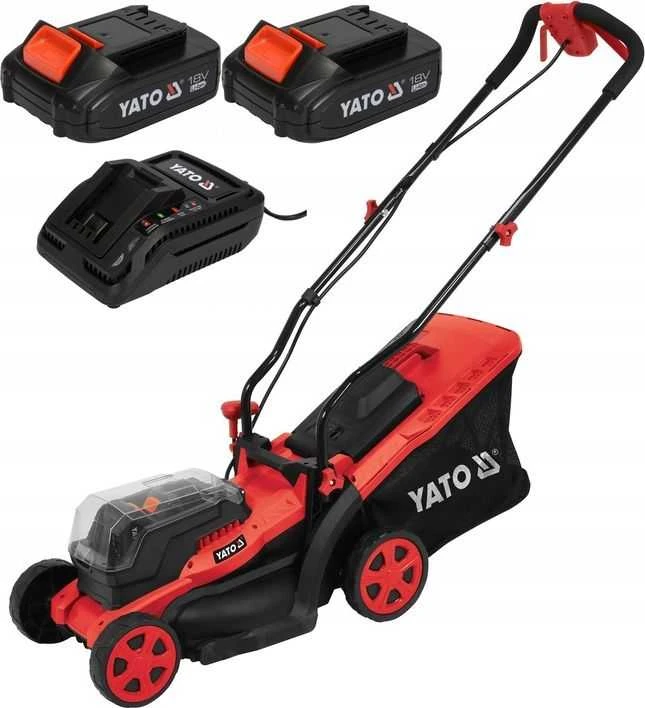 „YATO“ akumuliatorinė vejapjovė YT-85220 36V 2x18V 2x2,0Ah