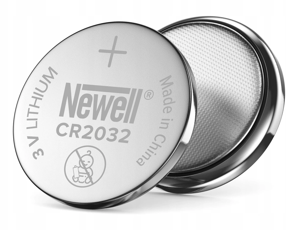 Newell CR2032 ličio baterijos, stambus planas