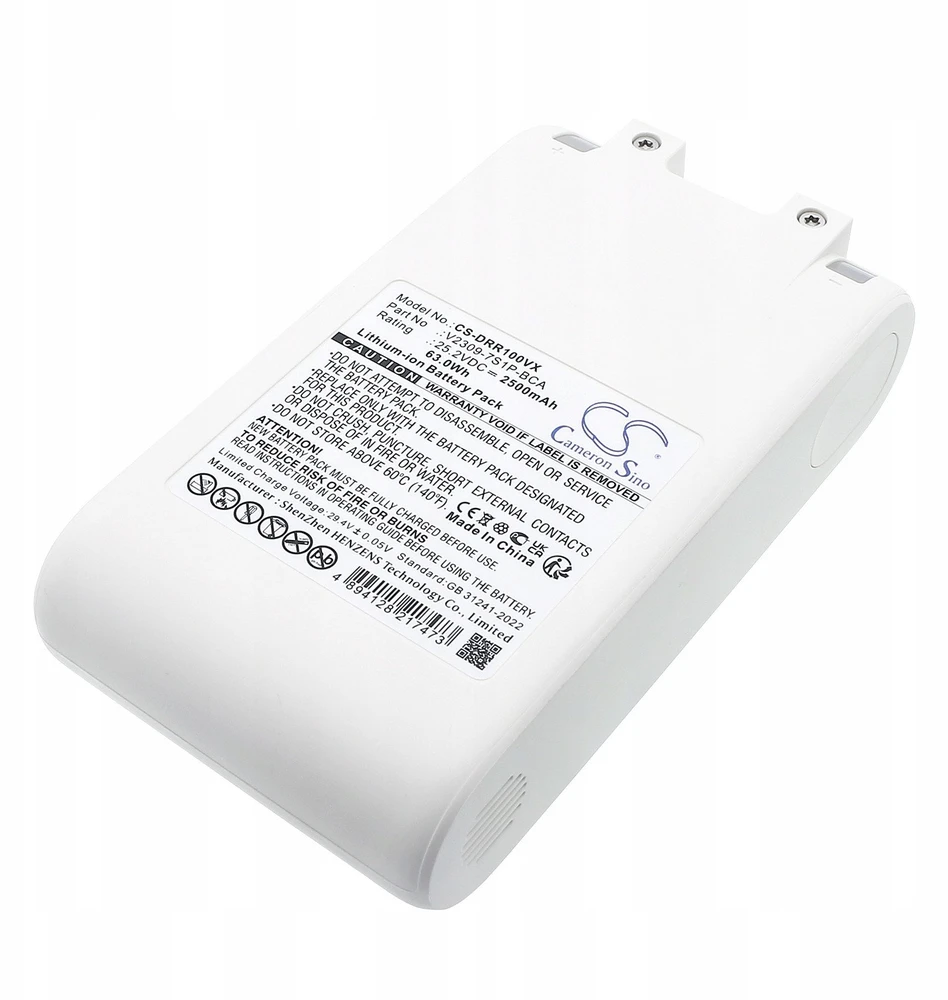 Cameron Sino Akumuliatorius Baterija Tipo V2309-7s1p-bca Dulkių siurbliui Dreame R10 R 10 / Cs-drr100vx