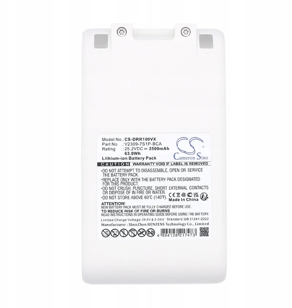 Cameron Sino Akumuliatorius Baterija Tipo V2309-7s1p-bca Dulkių siurbliui Dreame R10 R 10 / Cs-drr100vx
