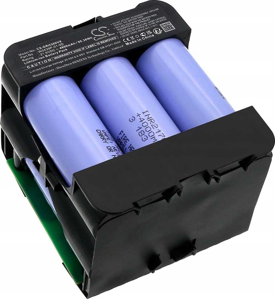 Cameron Sino Akumuliatorius Baterija tipas W2311-01 W2439P-01-0D, skirtas Dreame H30 ULTRA 4600mAh / CS-DRH300VX
