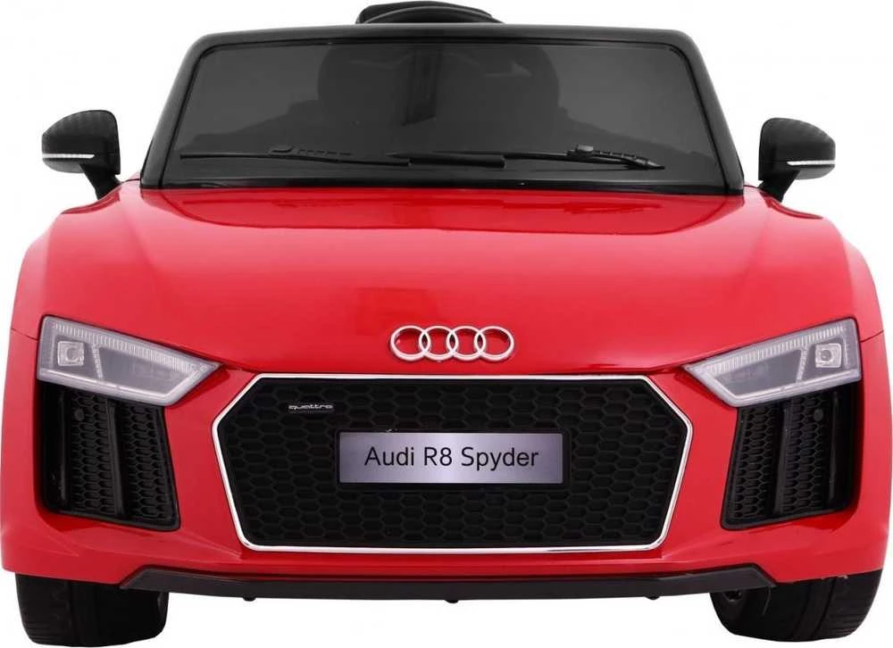 Ramiz Elektromobilis Audi R8 Spyder, raudonas