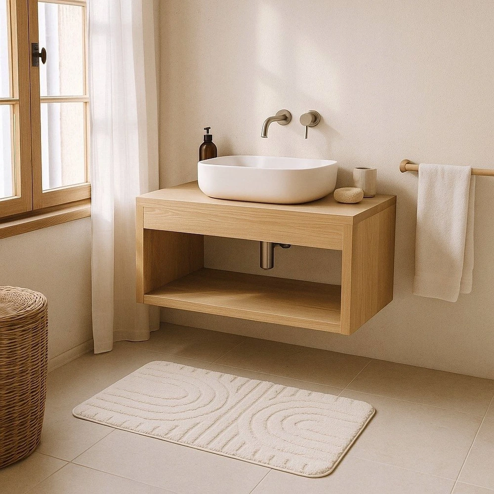 Bathroom Solutions VONIOS KIETIUKAS 45X70CM, MIKROPLUOŠTAS + TPR, 1200GSM, TOTAL-pattern2