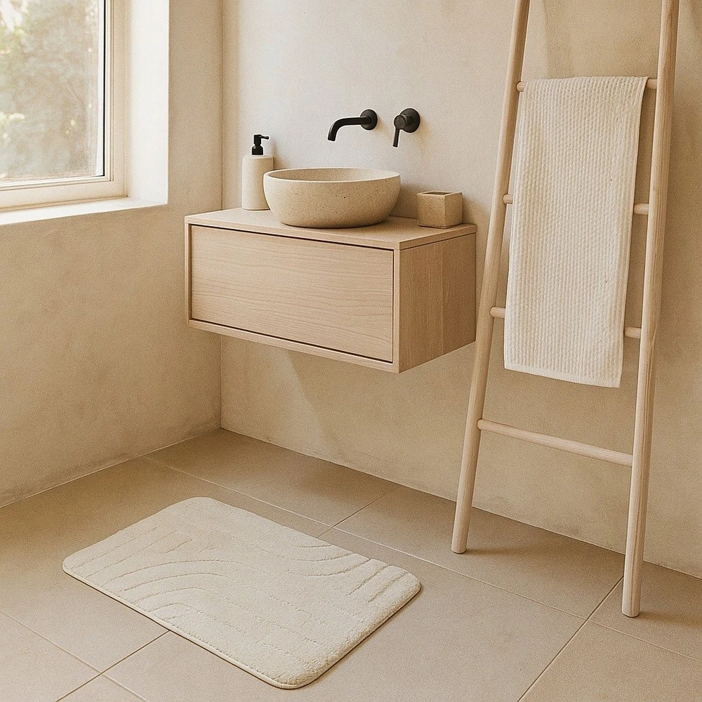 Bathroom Solutions VONIOS KIETIUKAS 45X70CM, MIKROPLUOŠTAS + TPR, 1200GSM, TOTAL - pattern1
