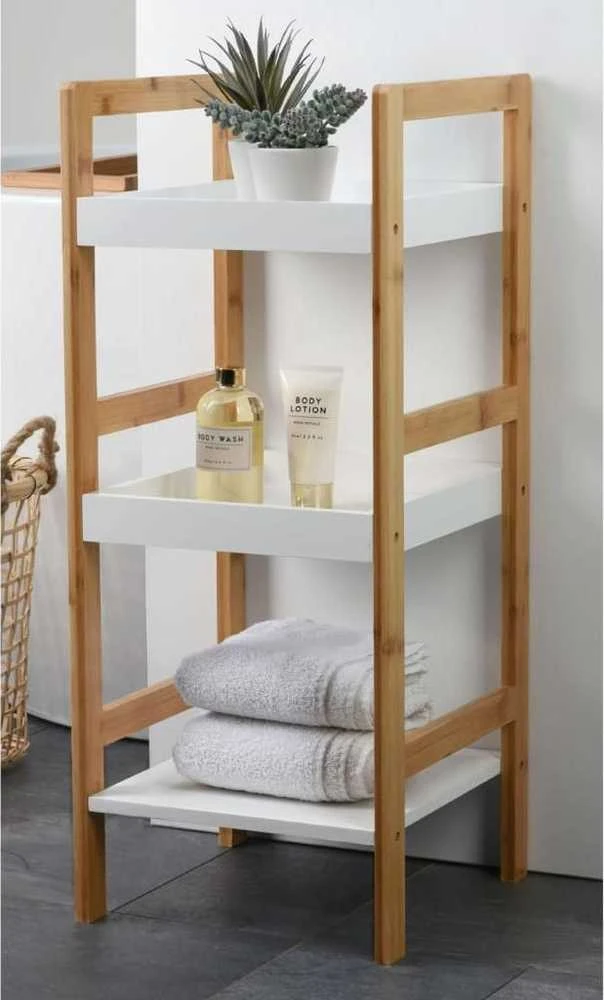 Bathroom Solutions Vonios kambario lentyna 3 aukštų 30x30x72 cm