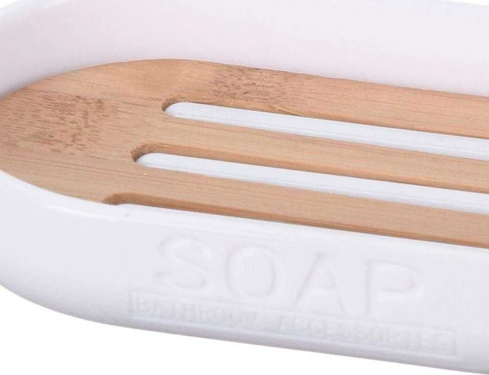 Bathroom Solutions Bamboo Muilinė su bambuko nusausintuvu