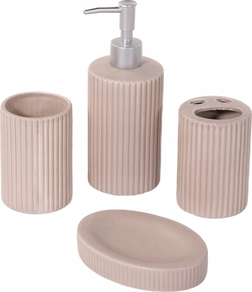 Bathroom Solutions Keraminių vonios reikmenų rinkinys, 4 vnt