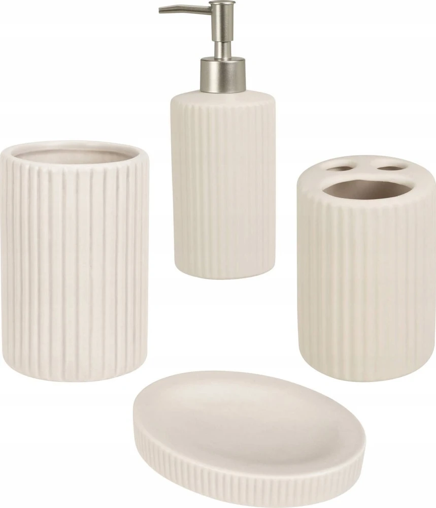 Bathroom Solutions Keraminių vonios reikmenų rinkinys, 4 vnt
