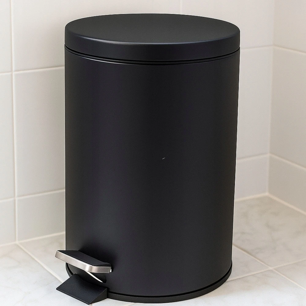 Bathroom Solutions NONI metalinė šiukšliadėžė su dangčiu, 5 l