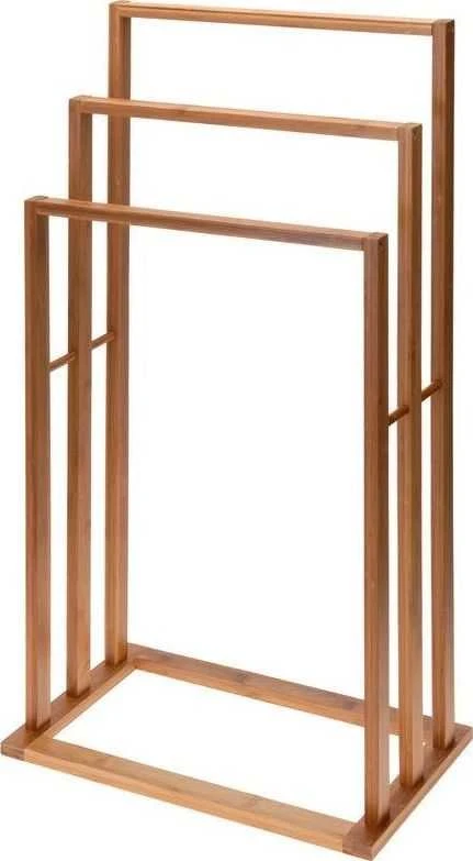 Bathroom Solutions Bambuko rankšluosčių kabykla su 3 strypais
