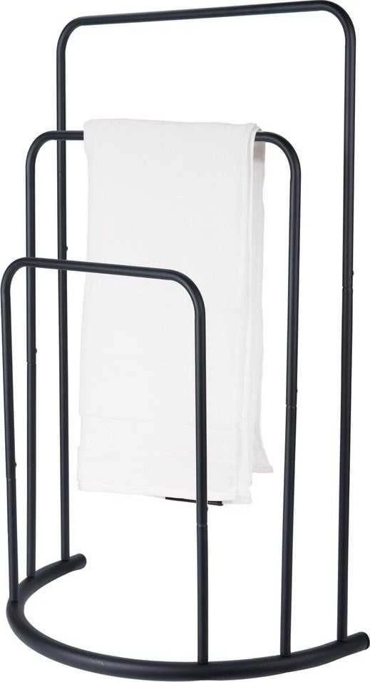 Bathroom Solutions Rankšluosčių kabykla, juoda, 49,5x75cm, metalas