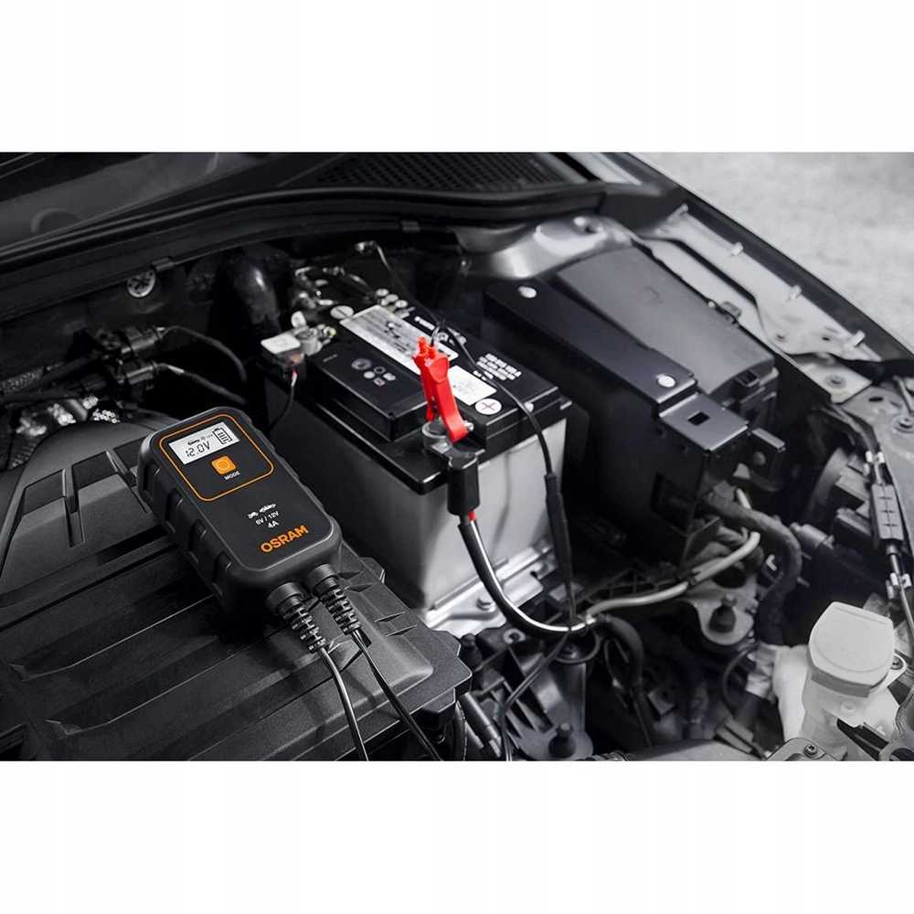 „BATTERYcharge 901“ įkroviklis, įkrovimo įtampa: 6/12 V OSRAM, įkrovimo srovė: 1 A