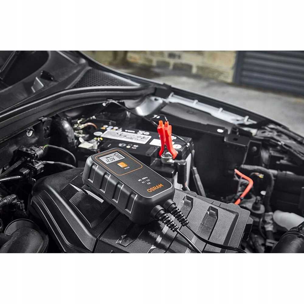 „BATTERYcharge 901“ įkroviklis, įkrovimo įtampa: 6/12 V OSRAM, įkrovimo srovė: 1 A