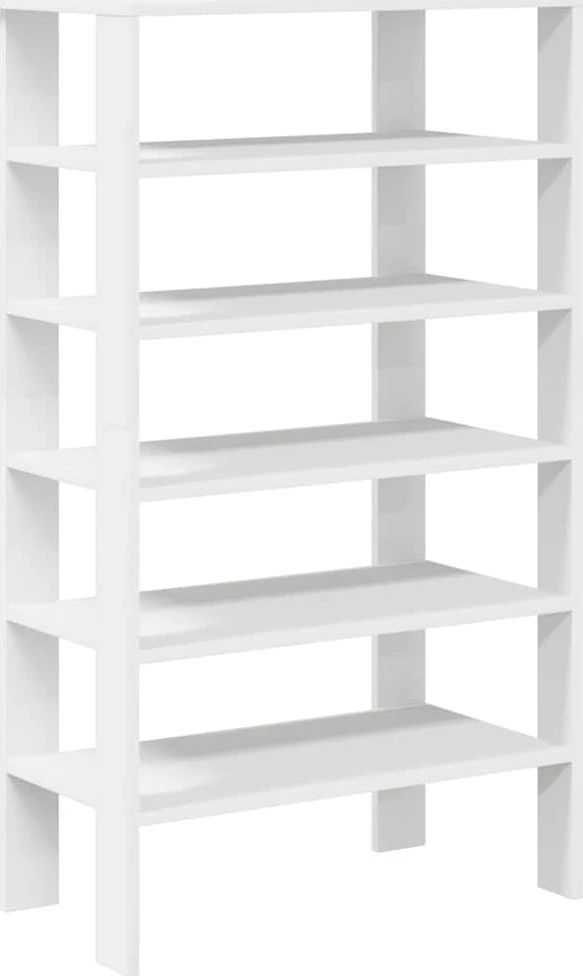 Lentyna batams, baltos spalvos, 61x32x105cm, apdirbta mediena