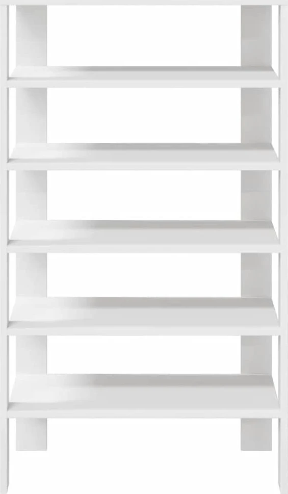 Lentyna batams, baltos spalvos, 61x32x105cm, apdirbta mediena