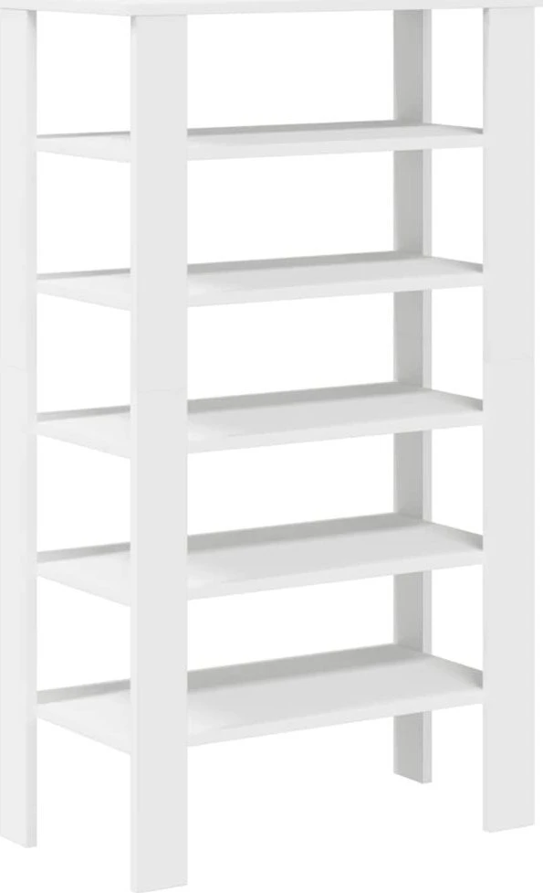 Lentyna batams, baltos spalvos, 61x32x105cm, apdirbta mediena