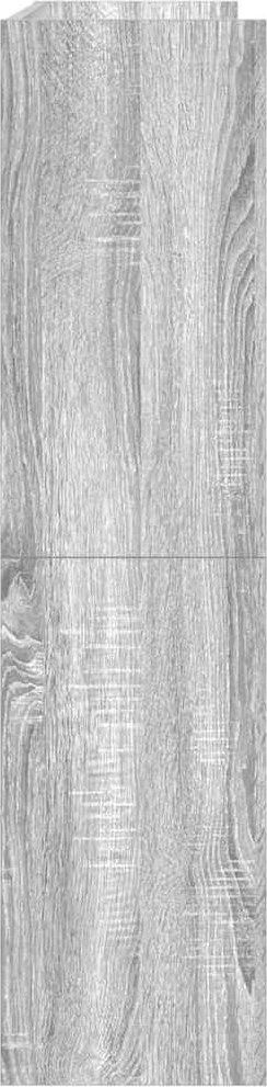 Lentyna batams, pilka ąžuolo, 80x25x100cm, apdirbta mediena
