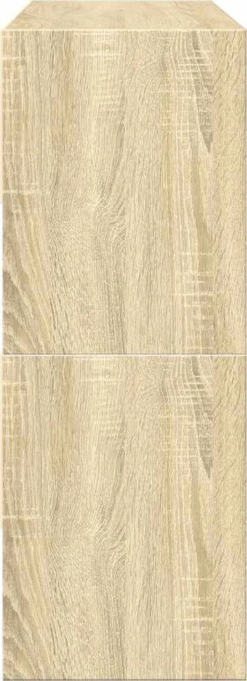 Batų lentynos, 2 vnt., sukraunamos, sonoma, 89,5x30x40cm