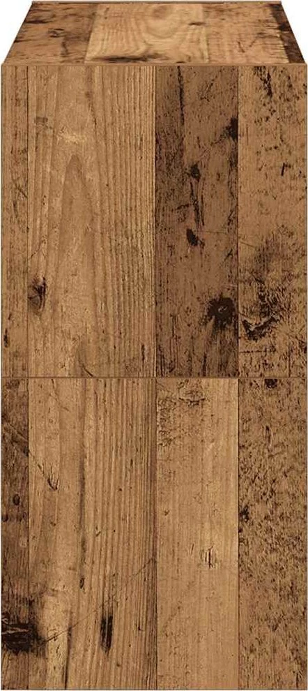 Batų lentynos, 2 vnt., sukraunamos, medienos, 60x30x30,5cm