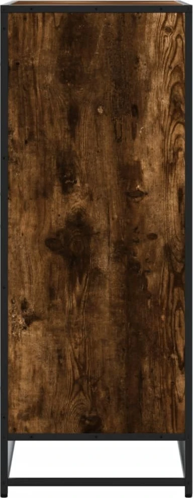 Spintelė batams, dūminio ąžuolo, 75x38x97,5cm, mediena/metalas