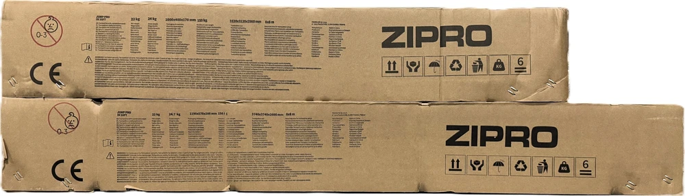 Zipro JumpPro IN Batutas su vidiniu tinklu, 312cm